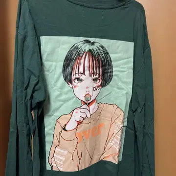 오버프린트 롱 T