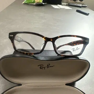 Ray-Ban 토터스 쉘 안경 케이스 포함