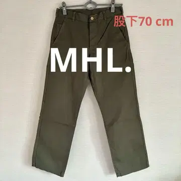 MHL. 코튼 팬츠 S 사이즈 올리브