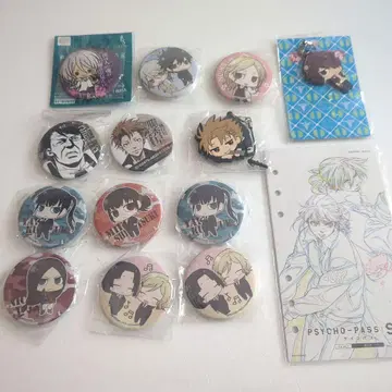 PSYCHO-PASS 사이코패스 캔뱃지 외 굿즈 세트
