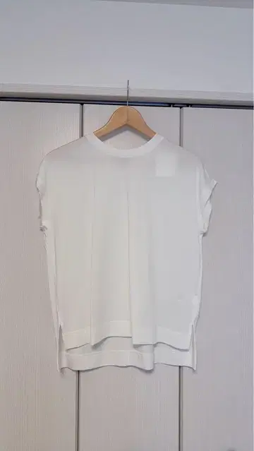 gleen label relaxing 화이트 반팔 상의 M