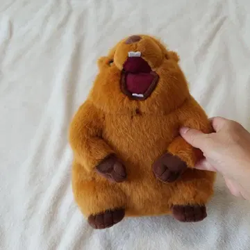 마모트 음성 봉제 인형 약 30cm