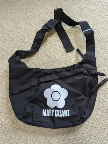 MARY QUANT 블랙 숄더백