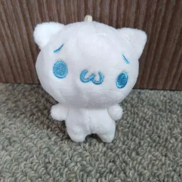 헤이세이 레트로 카오모지 고양이 쇼본 봉제 인형 카오모냥