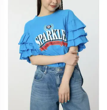 새상품 로데오 크라운 와이드 보울 SPARKLE 프릴 탑