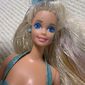 레어 희귀 머메이드 바비 Barbie 1966 반짝반짝 헤어