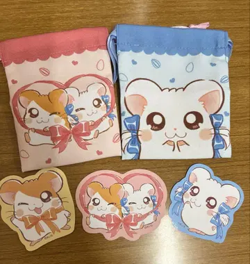 햄타로 복조리 스티커 리본짱 햄타로