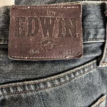 EDWIN 404 데님 팬츠 청바지 W31 인디고 블루