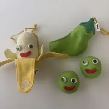타카라 과일/야채 인형 봉제 인형 마스코트 바나나 콩