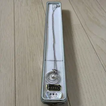 실버 진주 목걸이
