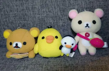 리락쿠마 코리락쿠마 키이로이토리 펭귄 봉제 인형 마스코트 매달기
