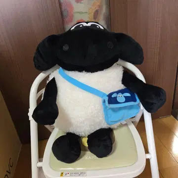 양 티미 봉제 인형 파랑 백 포함