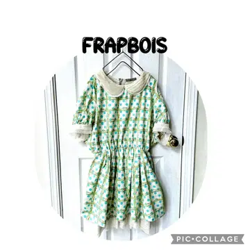 FRAPBOIS 도트 무늬 반팔 원피스