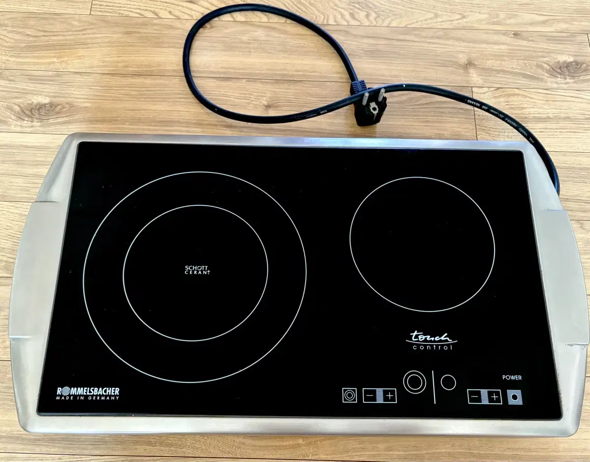 Rommelsbacher Double Electric Cooktop + Henkel Twin Knife