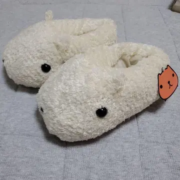 카피바라 씨 룸슈즈 슬리퍼 화이트