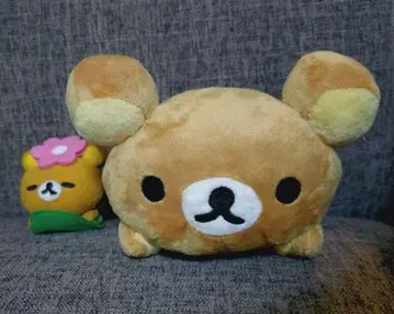 리락쿠마 봉제 인형 봉제 마스코트 꽃 San-X