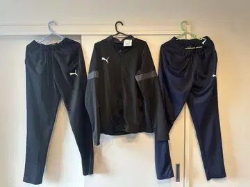 Puma 트레이닝 의류 세트 블랙 네이비