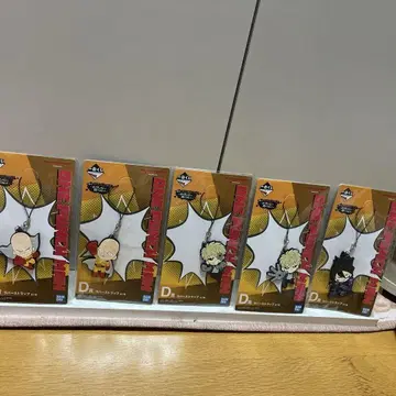 원펀맨 제일복권 러버 스트랩 5개 세트