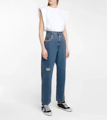 Golden Goose 골든구스 데님 비쥬 장식