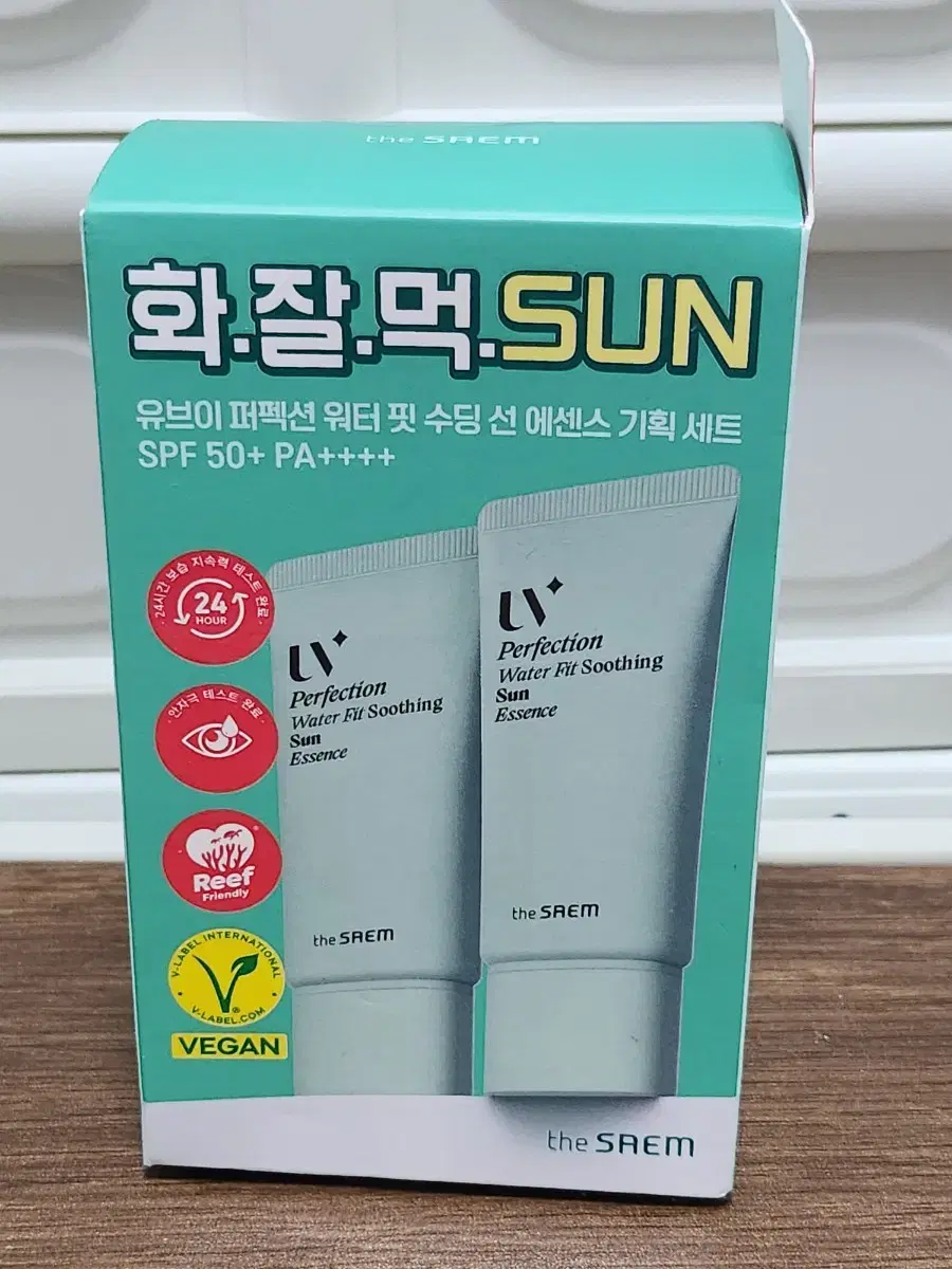 (Moved to Joonggonara) Makeup-friendly sun UV Perfection Water Fit The Saem