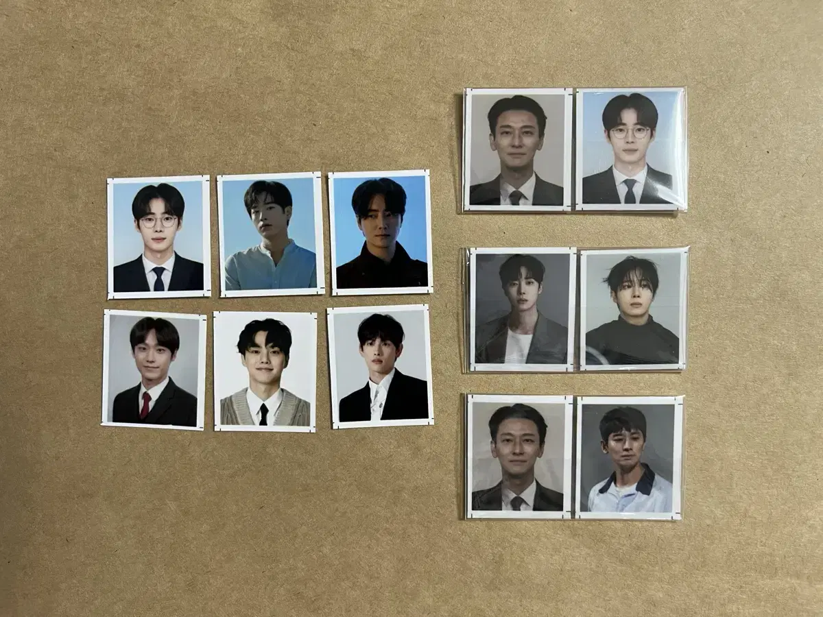 Male actor ID photos of actor Choo Young-woo, Seo Kang-jun, junhyuk, Leedo-hyun, Song Kang, Yim Si-wan, Zuu Ji-hoon