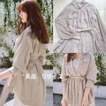 헤르립토 코튼블렌드 비올 시어 셔츠 S