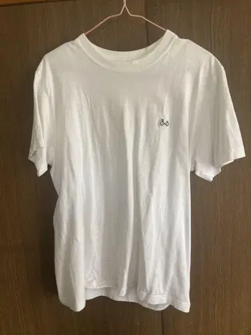 KINASHI CYCLE 자전거 자수 티셔츠 화이트