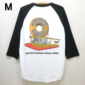 RANDY'S DONUTS 랜디스 도넛 베이스볼 티셔츠 M