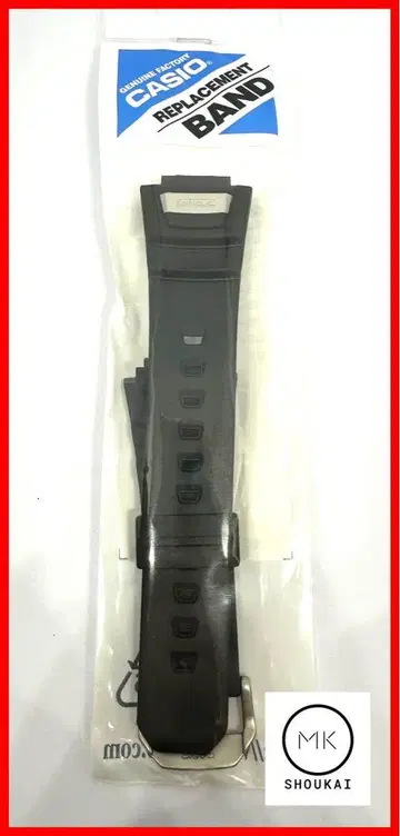 CASIO GS 시리즈 고무 벨트 10332054 정품 블랙