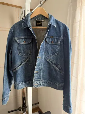 Wrangler 124MJ 데님 자켓 사이즈 40 USA제