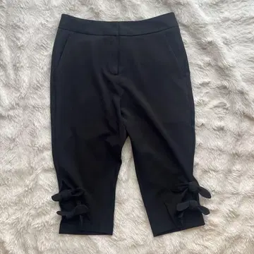 Sinoon tied half pants 카프리 팬츠 리본