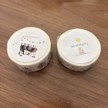 BTS 마스킹 테이프 2개 세트