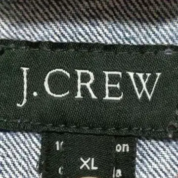 00'S J.CREW 데님 자켓 데미지 가공 빅 실루엣