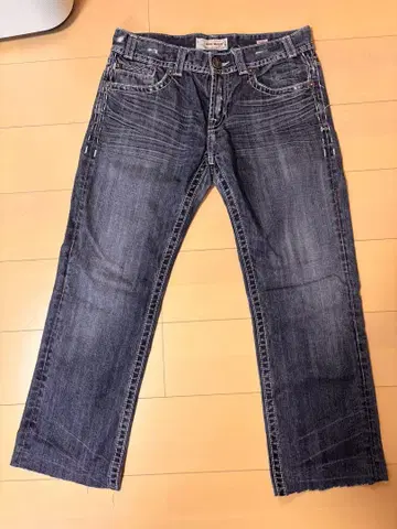 MEK DENIM 다크 블루 데님 스트레이트 레그