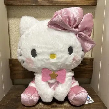 산리오 캐릭터즈 문 브라이트 앉은 인형 BIG 타입 헬로키티