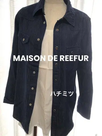 MAISON DE REEFUR 데님 셔츠 코튼 100%