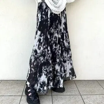 JEANASIS 카스레가라요우 플레어 스커트