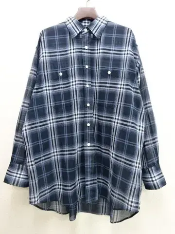 25SS Spick and Span 코튼 보일 체크 셔츠 블랙 완판 색상