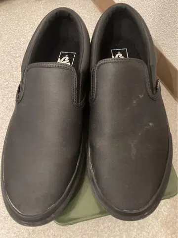 Vans 블랙 방수 슬립온 사용감 있음