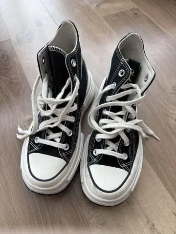 컨버스 CONVERSE 척 테일러 한국 한정판 하이컷 통굽 23.5