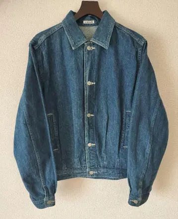 오라리 SELVEDGE LIGHT DENIM BLOUSON 4