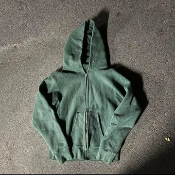 USA제 빨간색 택 챔피온 지퍼 후드티 XL