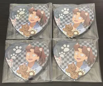 야마다 리키치 난자 타운 하트 캔뱃지 세트