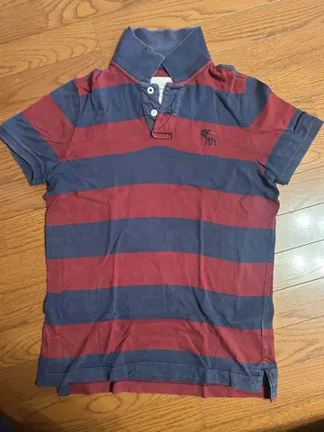 Abercrombie & Fitch 스트라이프 피케 셔츠 L