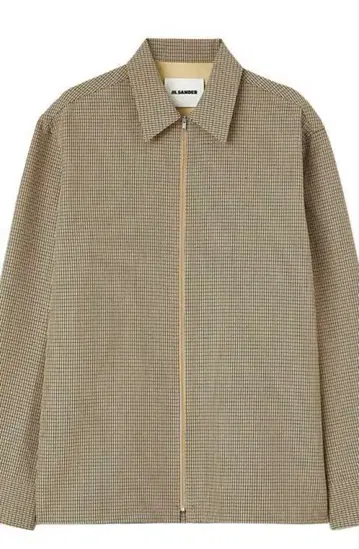 질 샌더 24AW 집업 체크 셔츠