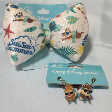 칩과 데일 SuiSui Summer 헤어 포니 & 귀찌