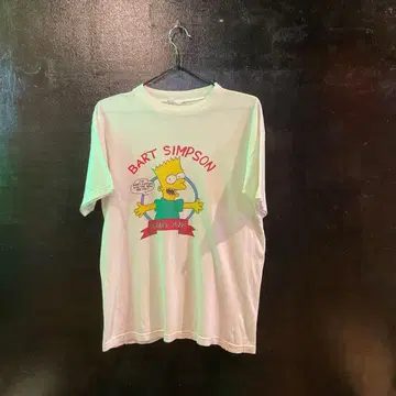버트 심슨 티셔츠 화이트