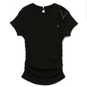 andmary Luna charm tops black 블랙