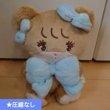 mikko characters 안아주는 리본 봉제 인형 라떼