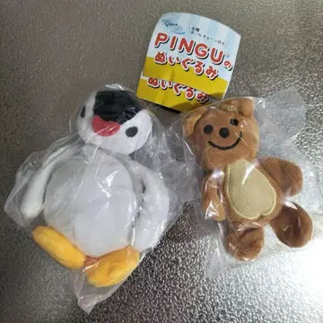 핑구 봉제 인형 핑가 곰 봉제 인형 가챠